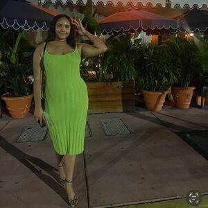 Free People Beach Knit Midi Dress size M